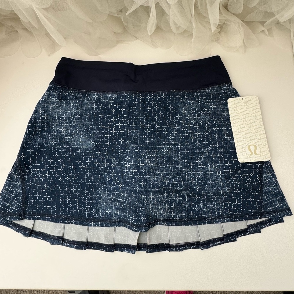 lululemon athletica Navy Patterned Athletic Skirt